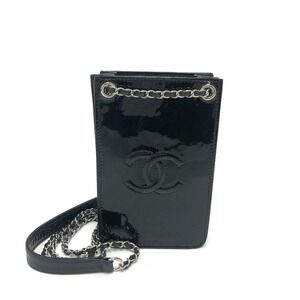 CHANEL Black Logo Shoulder Bag